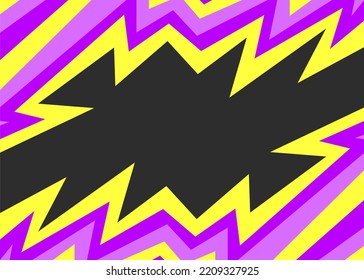 Abstract background with gradient sharp and zigzag line pattern