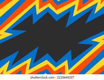 Abstract background with gradient sharp and zigzag line pattern