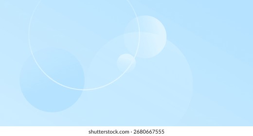 Abstract background gradient soft light blue bokeh for Graphic Business background hitech technology simple