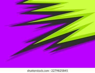 Abstract background with gradient spikes pattern