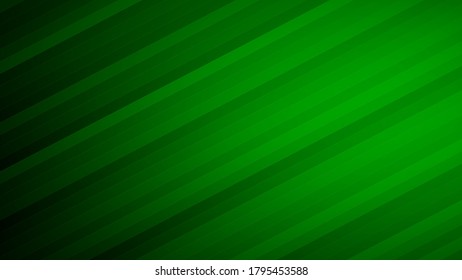 Abstract background of gradient stripes in green colors