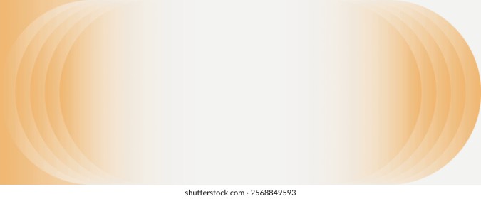 Abstract background with a gradient style, featuring soft orange and white colors. The background has a smooth, layered texture. Minimal abstract gradient graphic vector background 