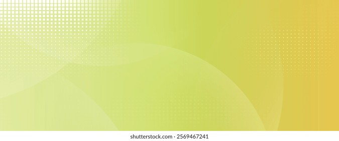 Abstract background with a gradient style, featuring light green and yellow colors. The background has a dotted texture with green and yellow. Gradient patterned background vector. Yellow background.