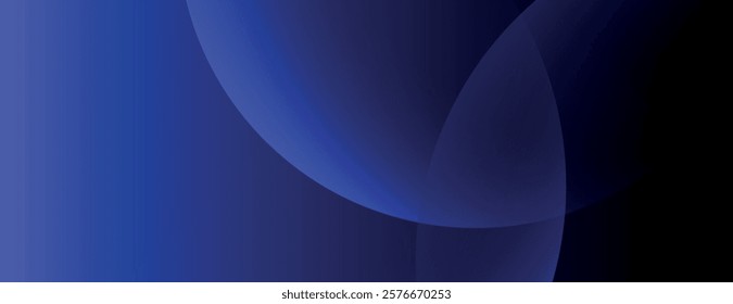 Abstract background with a gradient style, featuring deep blue and black colors. The background has a smooth, flowing texture with blue hues. Minimal abstract gradient curve vector background