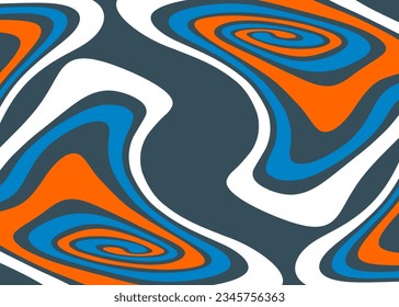 Abstract background with gradient swirl line pattern