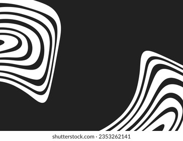 Abstract background with gradient swirl line pattern and with some copy space area