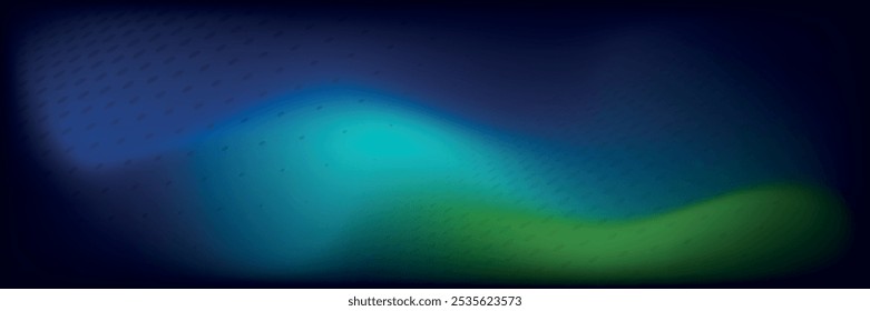 Fondo Abstractas, transición de degradado de azul zafiro brillante a verde esmeralda profundo, Ilustración vectorial.