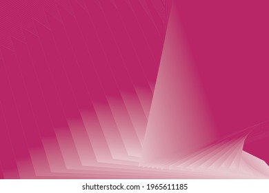 Abstract background gradient triangles in the shape apex   surreal stairs  and lines flowing into pink background  Wallpaper for presentations  sites  printed materials 