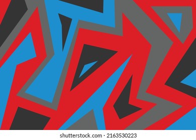 Abstract background with gradient triangular and arrow pattern