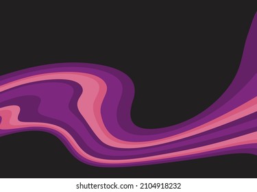 Abstract background with gradient waving lines pattern and some copy space area