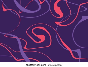 Abstract background with gradient waving lines pattern and some copy space area