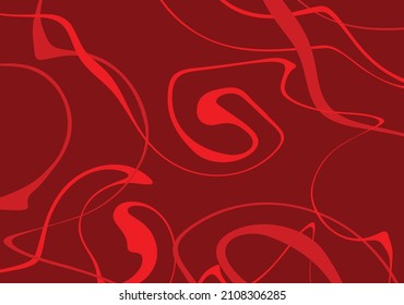Abstract background with gradient waving lines pattern