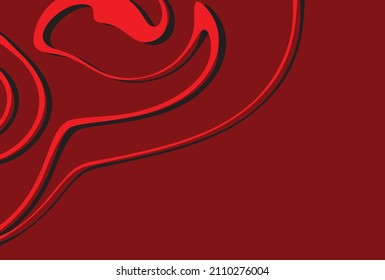 Abstract background with gradient waving lines pattern and some copy space area