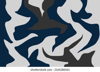 Abstract background with gradient waving lines pattern