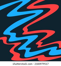 Fondo abstracto con patrón de línea ondulada degradado