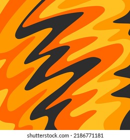 Abstract background with gradient wavy line pattern