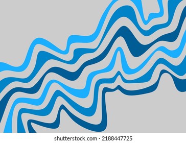 Abstract background with gradient wavy line pattern