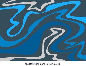 Abstract background with gradient wavy line pattern