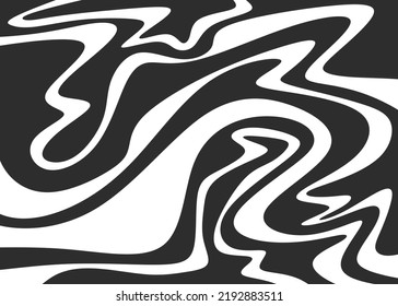 Abstract background with gradient wavy line pattern