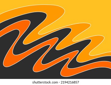 Abstract background with gradient wavy line and with some copy space area