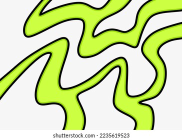 Abstract background with gradient wavy line pattern