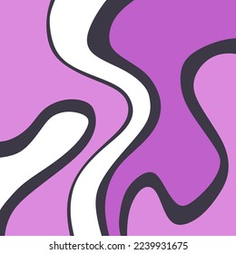 Abstract background with gradient wavy line pattern and with soft color theme