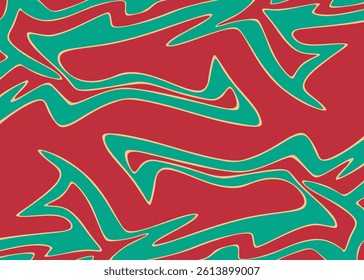Abstract background with gradient wavy line pattern and with some copy space area