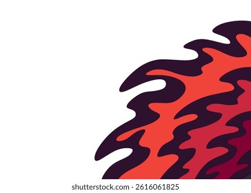 Abstract background with gradient wavy line pattern and with some copy space area