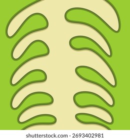 Plano de fundo abstrato com padrão de linha ondulada gradiente e com alguma área de espaço de cópia