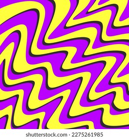 Abstract background with gradient wavy lines pattern