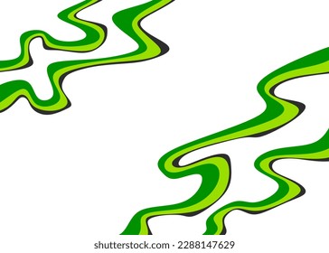 Abstract background with gradient wavy lines pattern and with some copy space area
