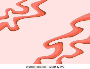 Abstract background with gradient wavy lines pattern and with some copy space area