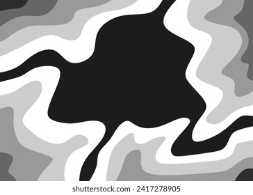 Abstract background with gradient wavy lines pattern and with some copy space area