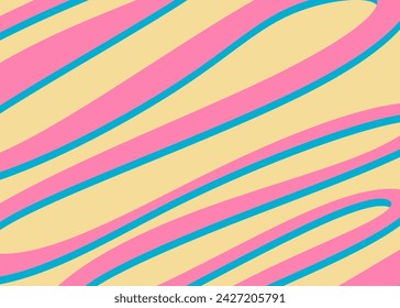 Abstract background with gradient wavy lines pattern