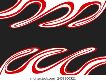 Abstract background with gradient wavy lines pattern