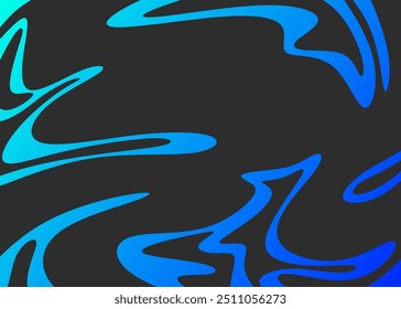 Abstract background with gradient wavy lines pattern and with some copy space area