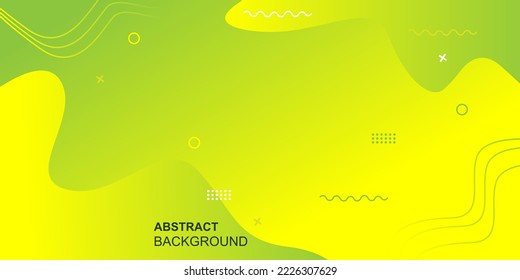 Abstrakter Hintergrund mit Farbverlauf-Gelb und Grün, geeignet für Naturhintergrund.
