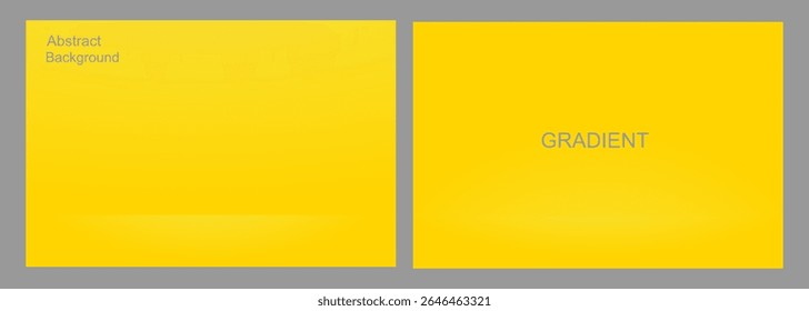 Abstract Background Gradient yellow, for Presentation and Design, Studio showroom product base, fashion runway mockup scene. vector illustration