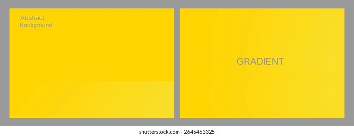 Abstract Background Gradient yellow, for Presentation and Design, Studio showroom product base, fashion runway mockup scene. vector illustration
