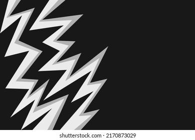 Abstract background with gradient zigzag line pattern and with some copy space area