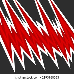 Abstract background with gradient zigzag line pattern
