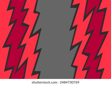 Abstract background with gradient zigzag line pattern and with some copy space area