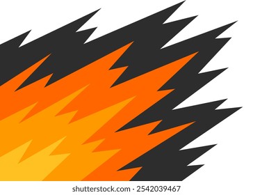 Abstract background with gradient zigzag line pattern and with some copy space area