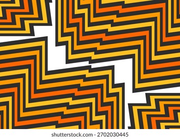 Abstract background with gradient zigzag line pattern