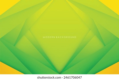 Abstract background gradients green and yellow color