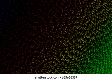 Abstract background graphic with colorful pixel shading.