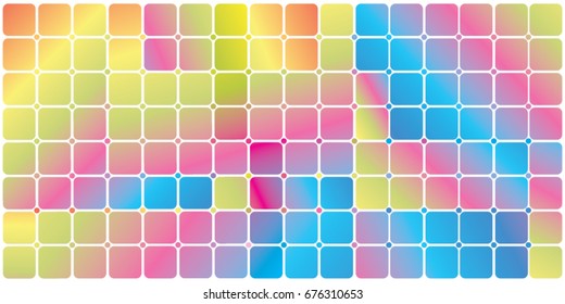 Abstract background Graphic the grid Rainbow abstract background illustration