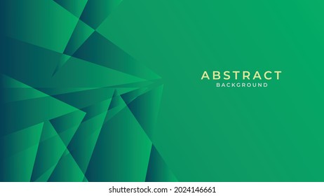 Abstract background graphic modern based green color gradient vector illustration template for website, poster, business card, presentation, social media post, flyer, brochure, wallpaper