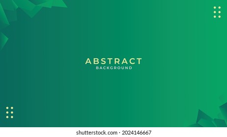 Abstract background graphic modern based green color gradient vector illustration template for website, poster, business card, presentation, social media post, flyer, brochure, wallpaper