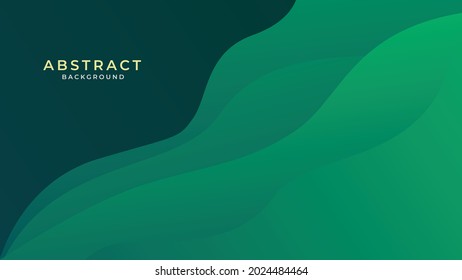 Abstract background graphic modern based green color gradient vector illustration template for website, poster, business card, presentation, social media post, flyer, brochure, wallpaper